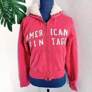 Freedom 2Be Sherpa Lined Vintage Style Hoodie